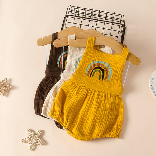 Infant Toddler Rainbow Romper