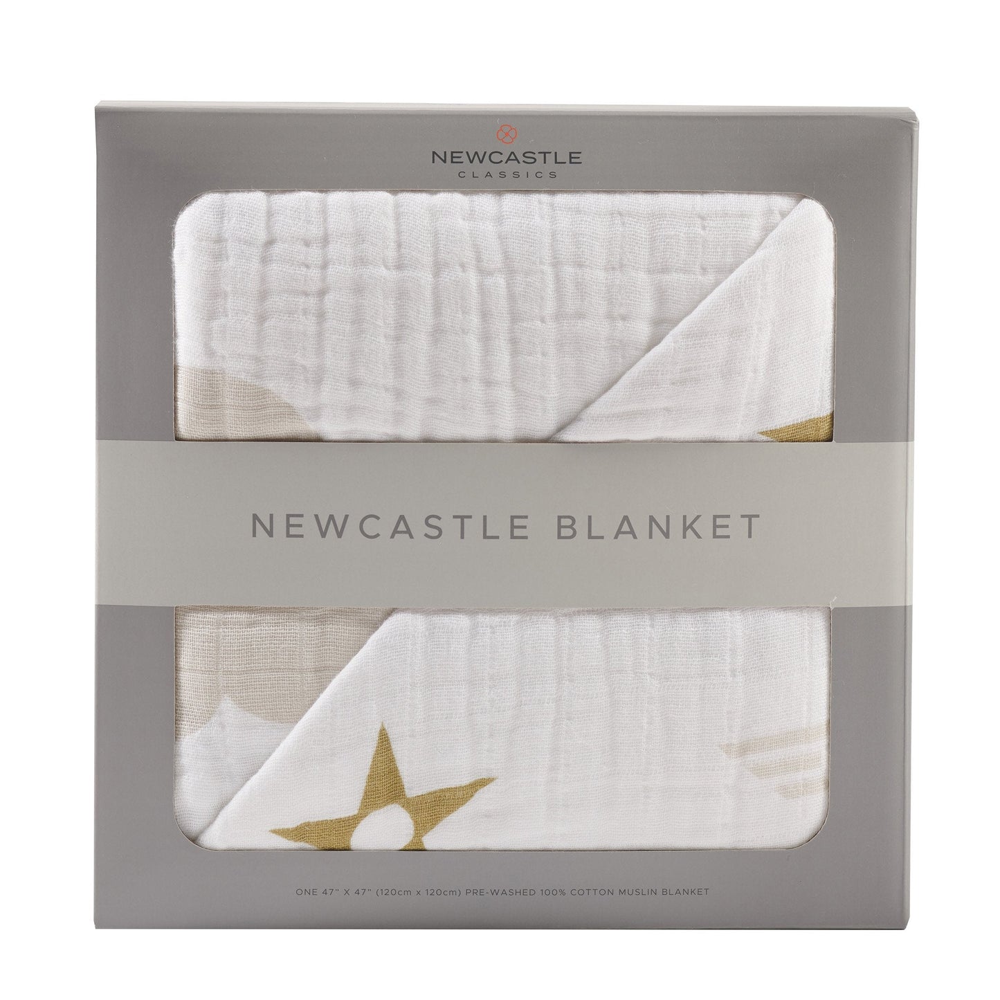 Flying Elephant Cotton Muslin Blanket - Reversible
