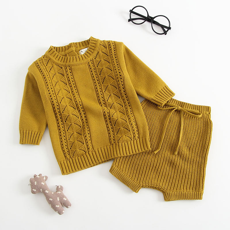 Unisex Baby Sweater Set