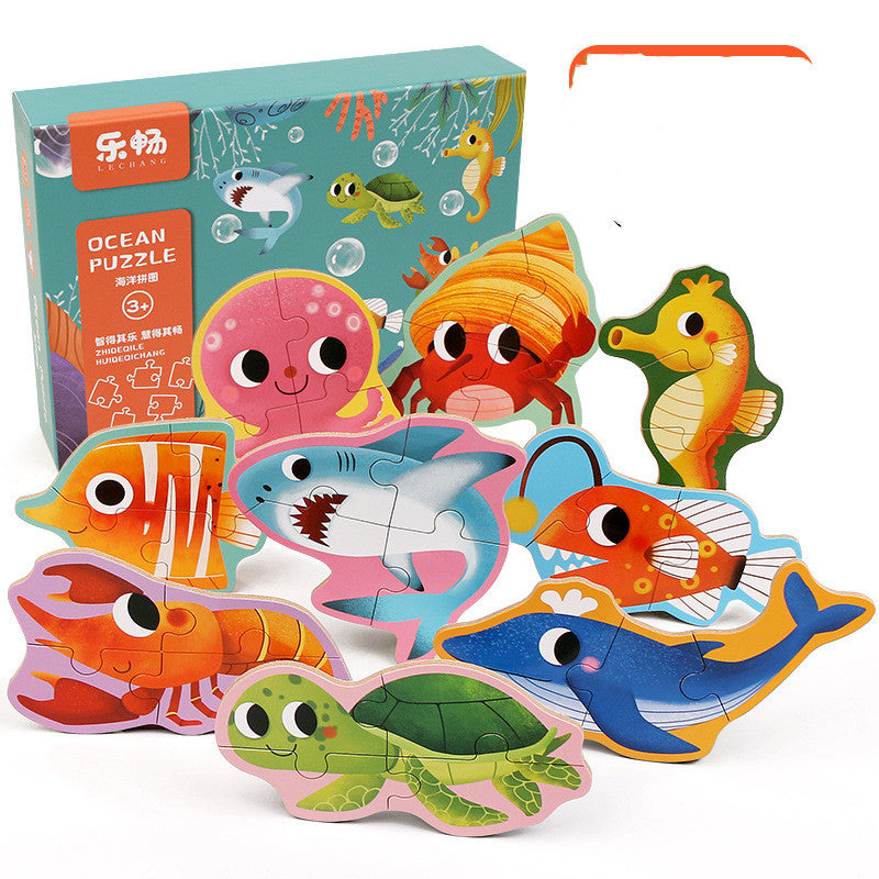 Wooden Puzzle Children's Educational Intelligence Toddler Advanced Early Education Toy