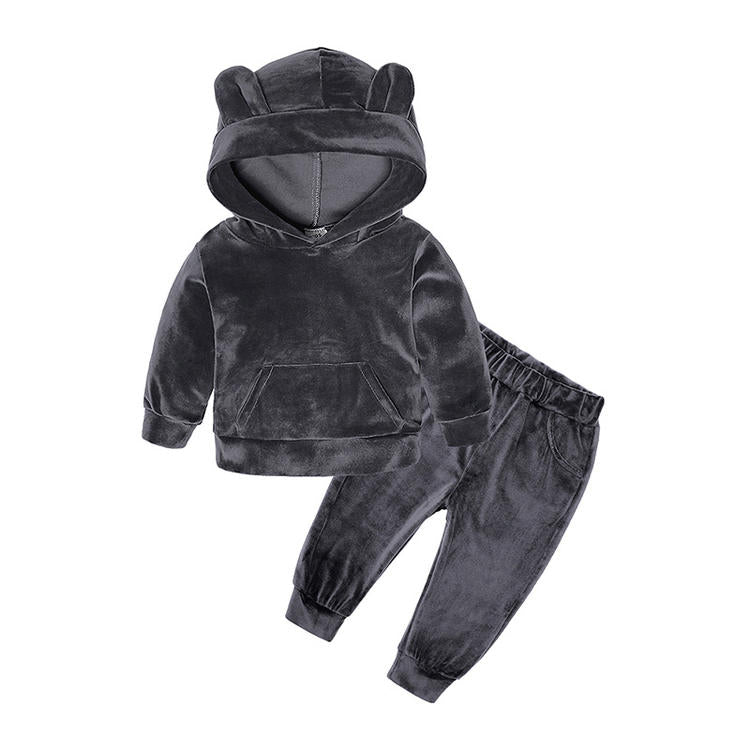 Unisex Velour Baby Sweatsuits