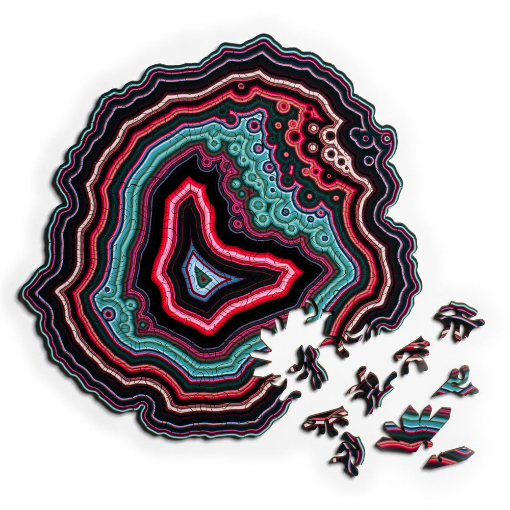 Agate Geode Shaped Puzzles