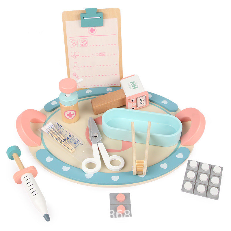 Wooden Doctor Nurse Medical Simulation Play Set