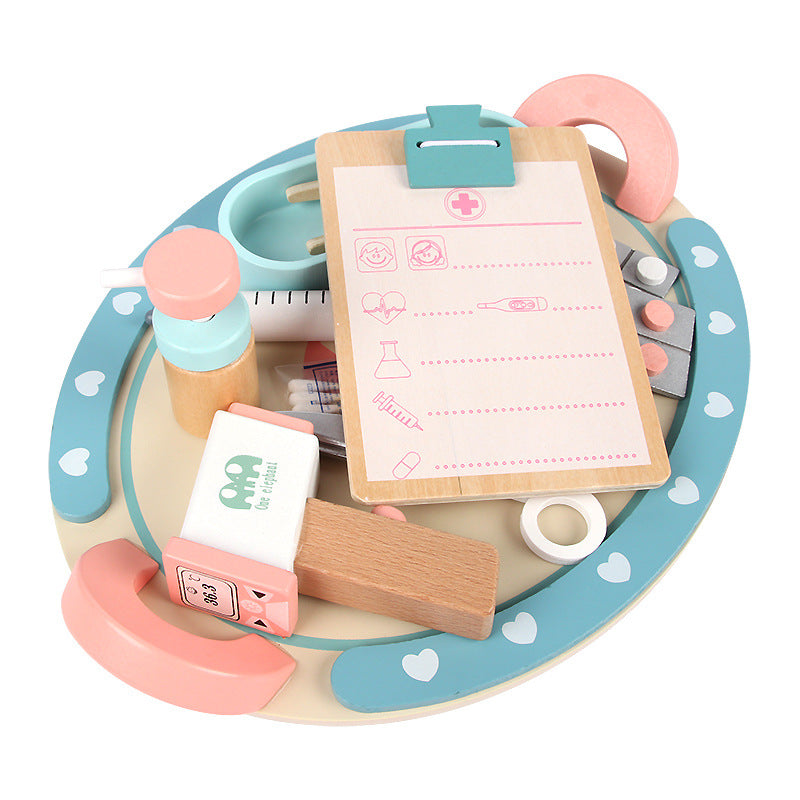 Wooden Doctor Nurse Medical Simulation Play Set