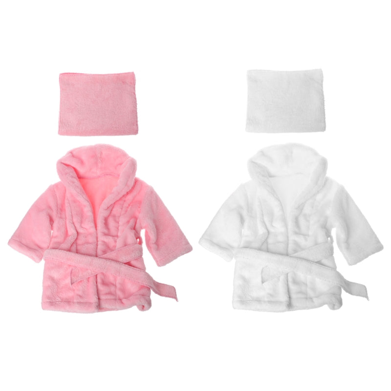 Newborn “Spa Day” Bathrobe Photoshoot Outfit