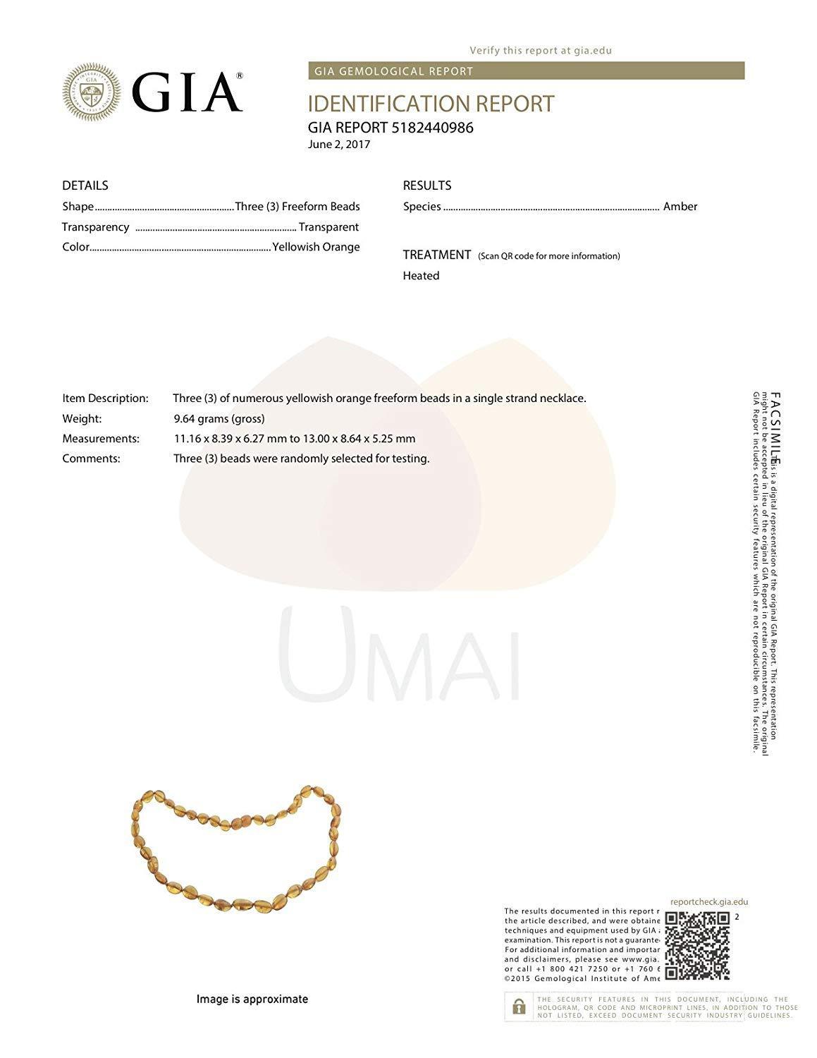 Amber + Shungite: EMF Radiation Blocker Teething Necklace For Baby