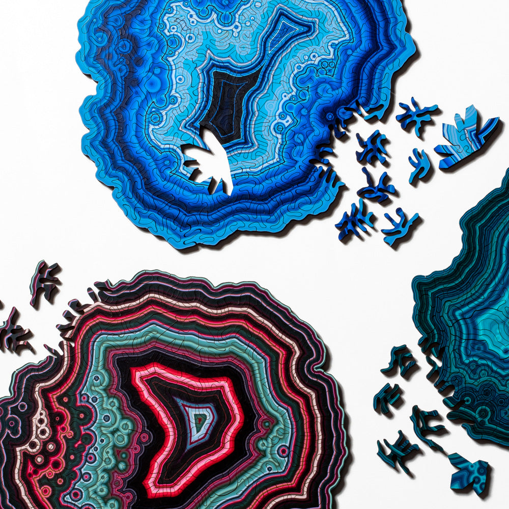 Agate Geode Shaped Puzzles