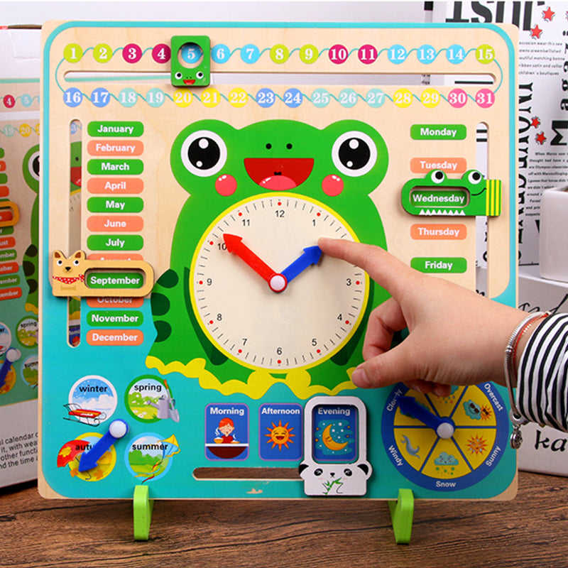 Montessori Wooden Temporal Teaching Toy