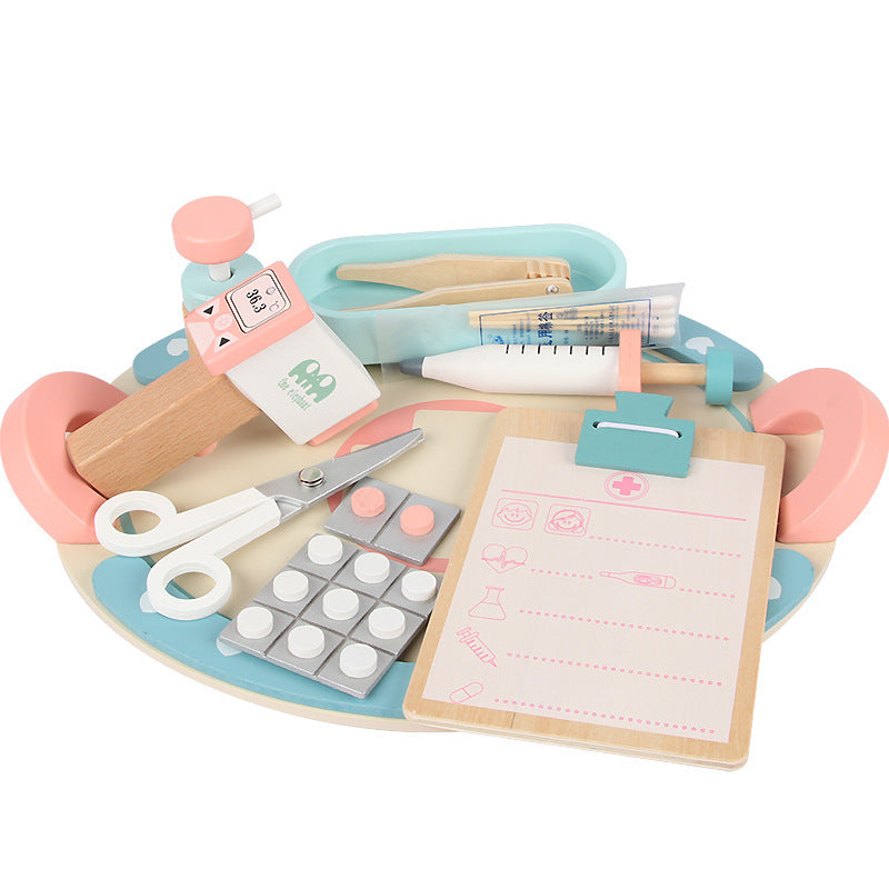 Wooden Doctor Nurse Medical Simulation Play Set