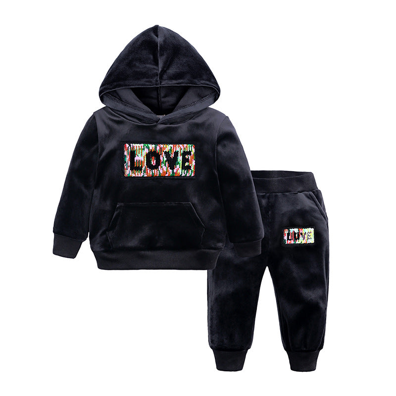 Unisex Velour Baby Sweatsuits