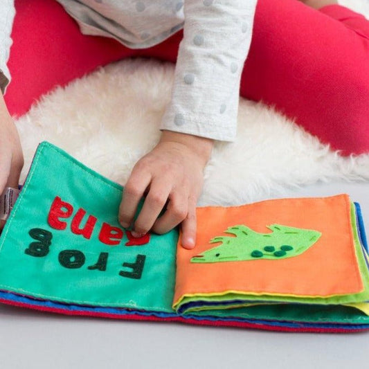 Handcrafted Spanish/English Animal Book