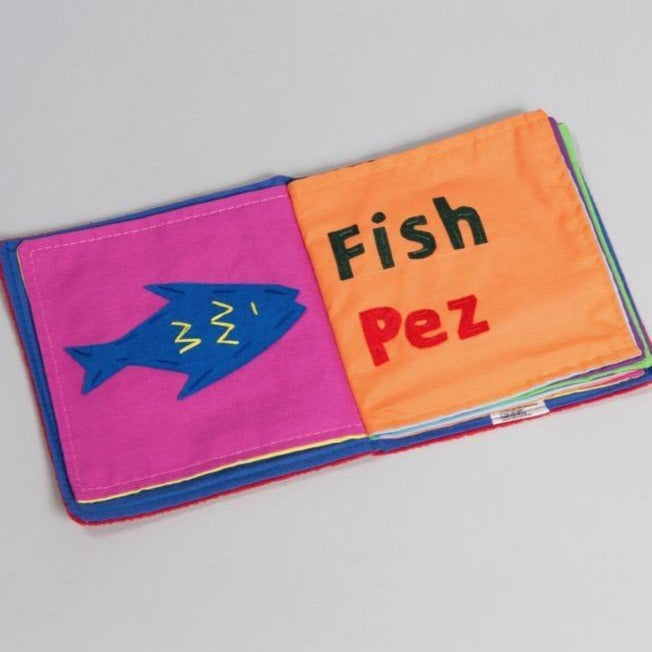 Handcrafted Spanish/English Animal Book