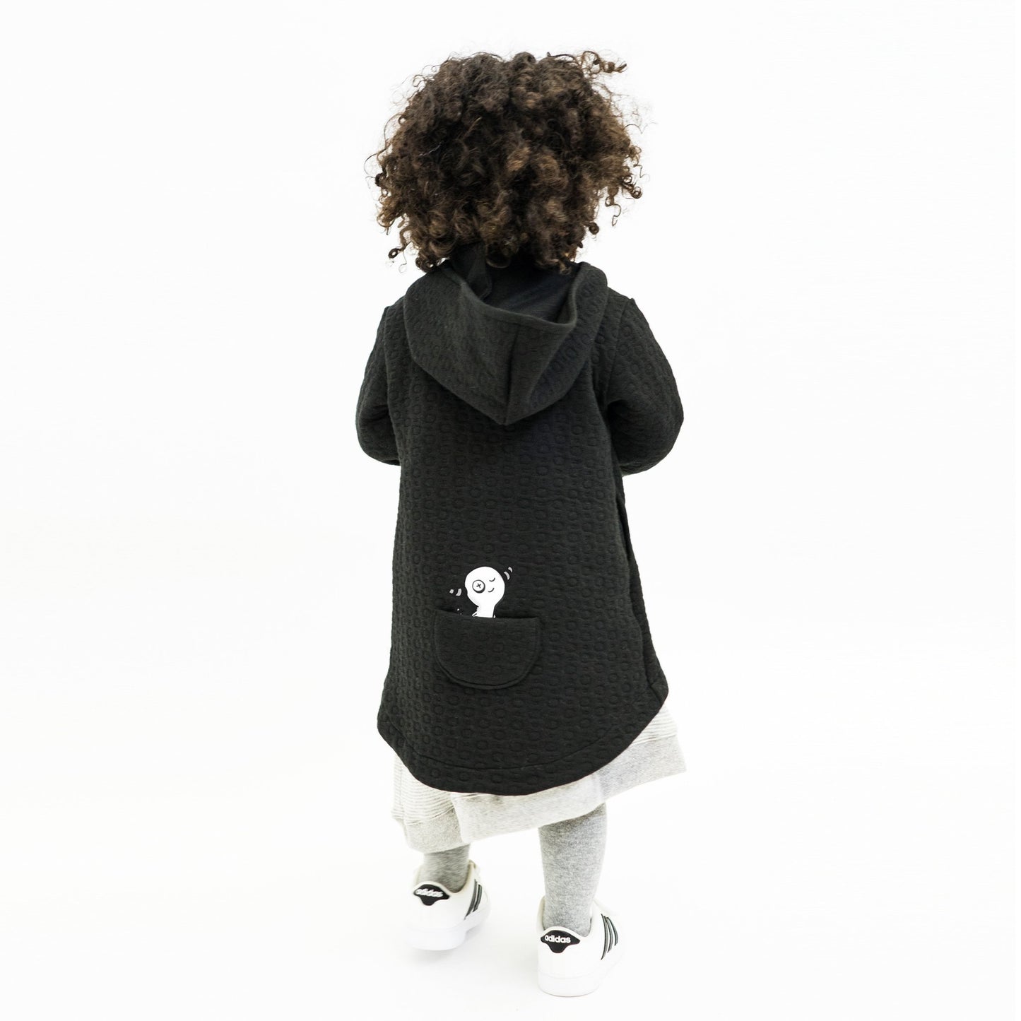 Hi-Lo Quilted Hoodie