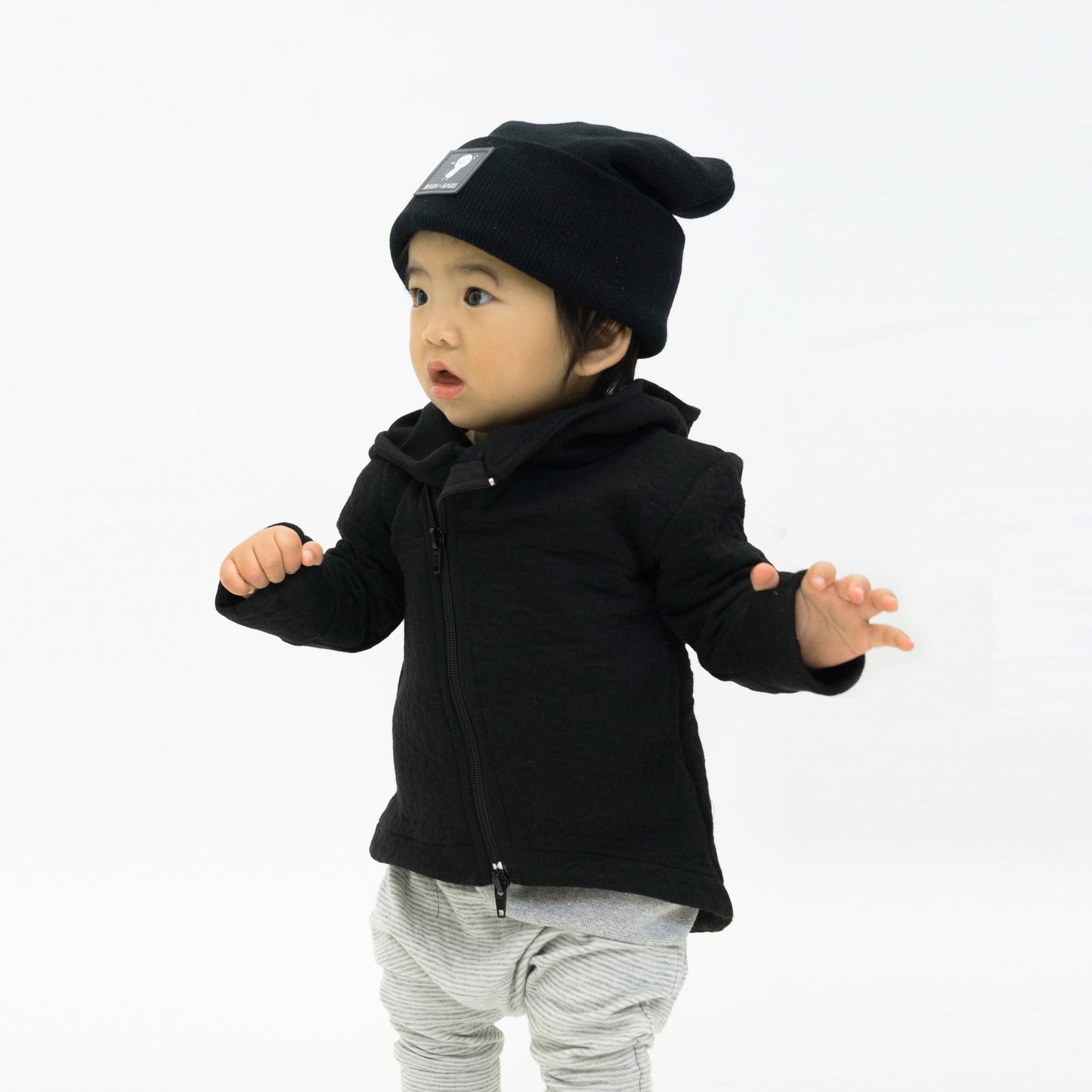 Hi-Lo Quilted Hoodie