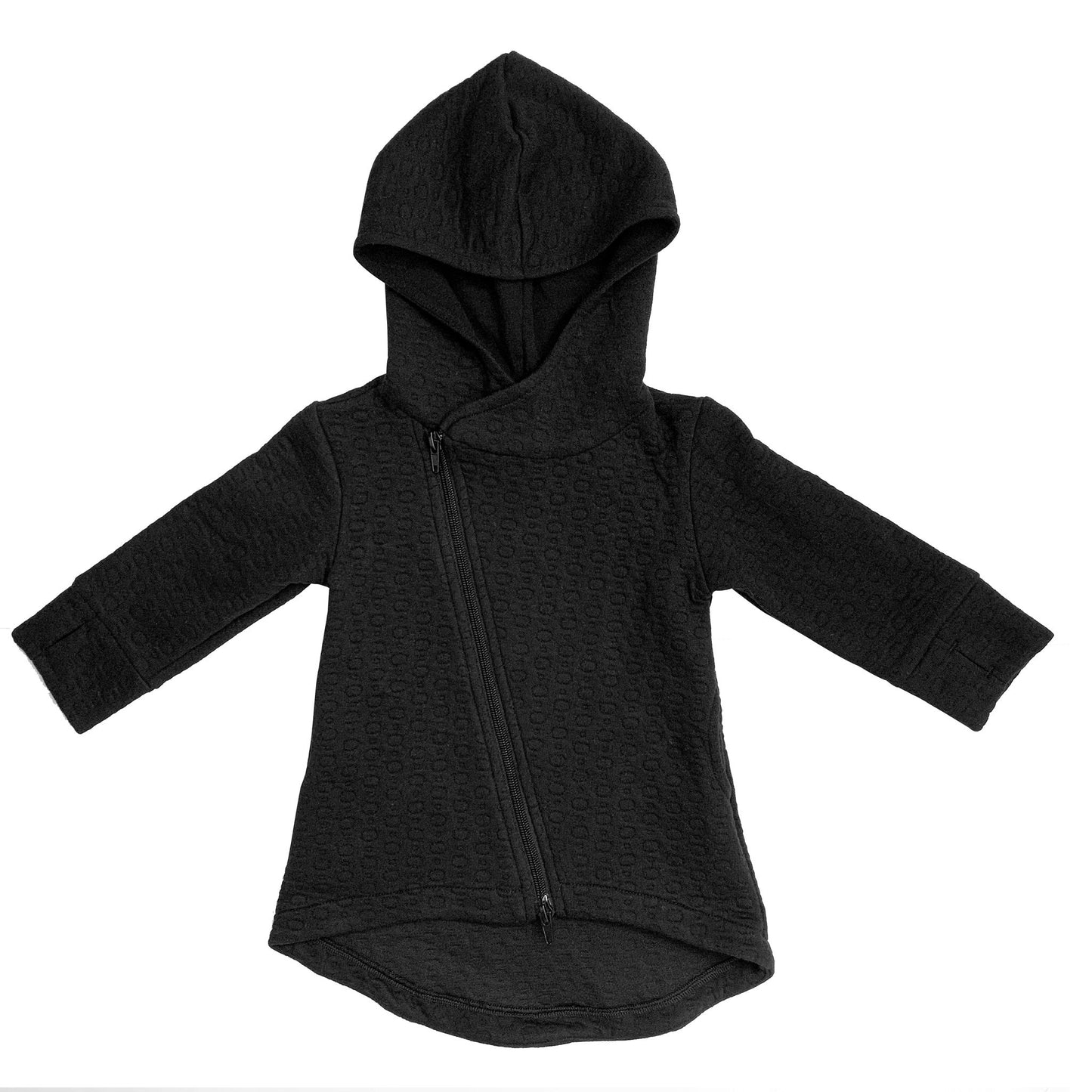 Hi-Lo Quilted Hoodie