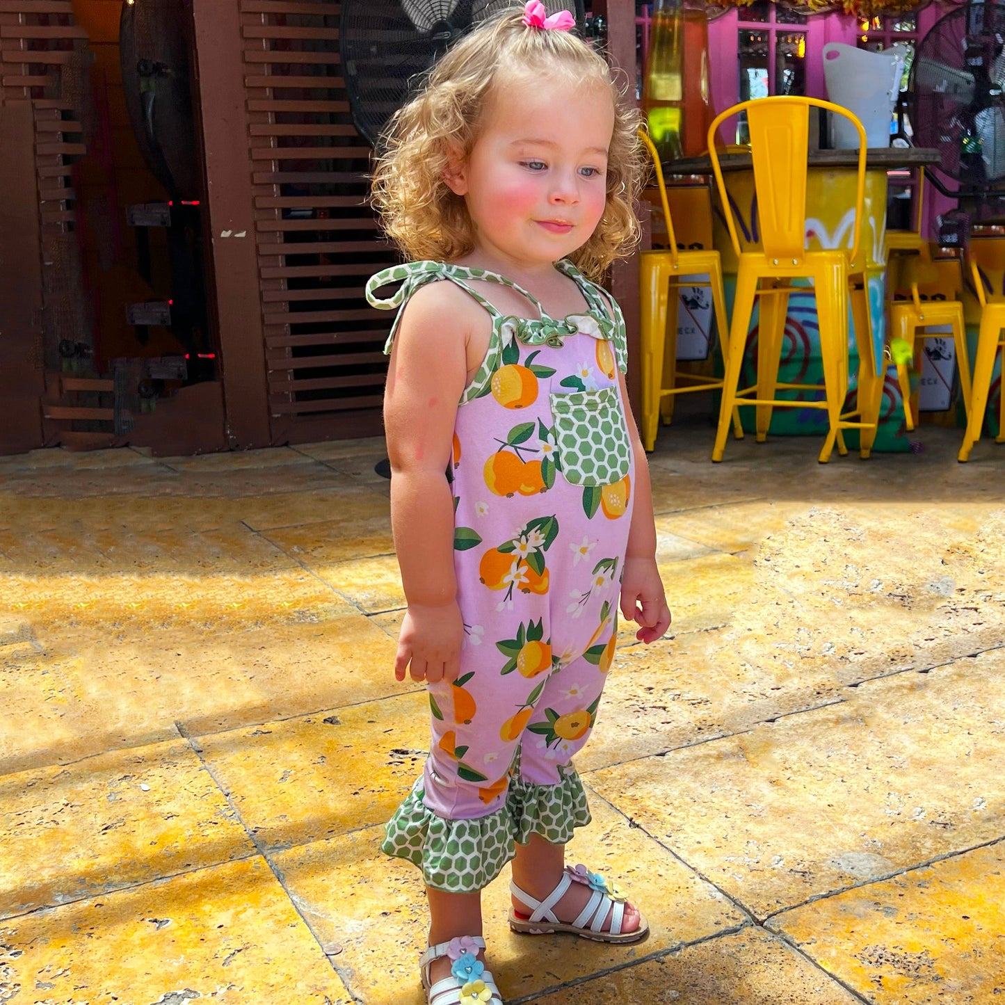 Pink Pretty as a Peach Baby/Toddler Girls Summer