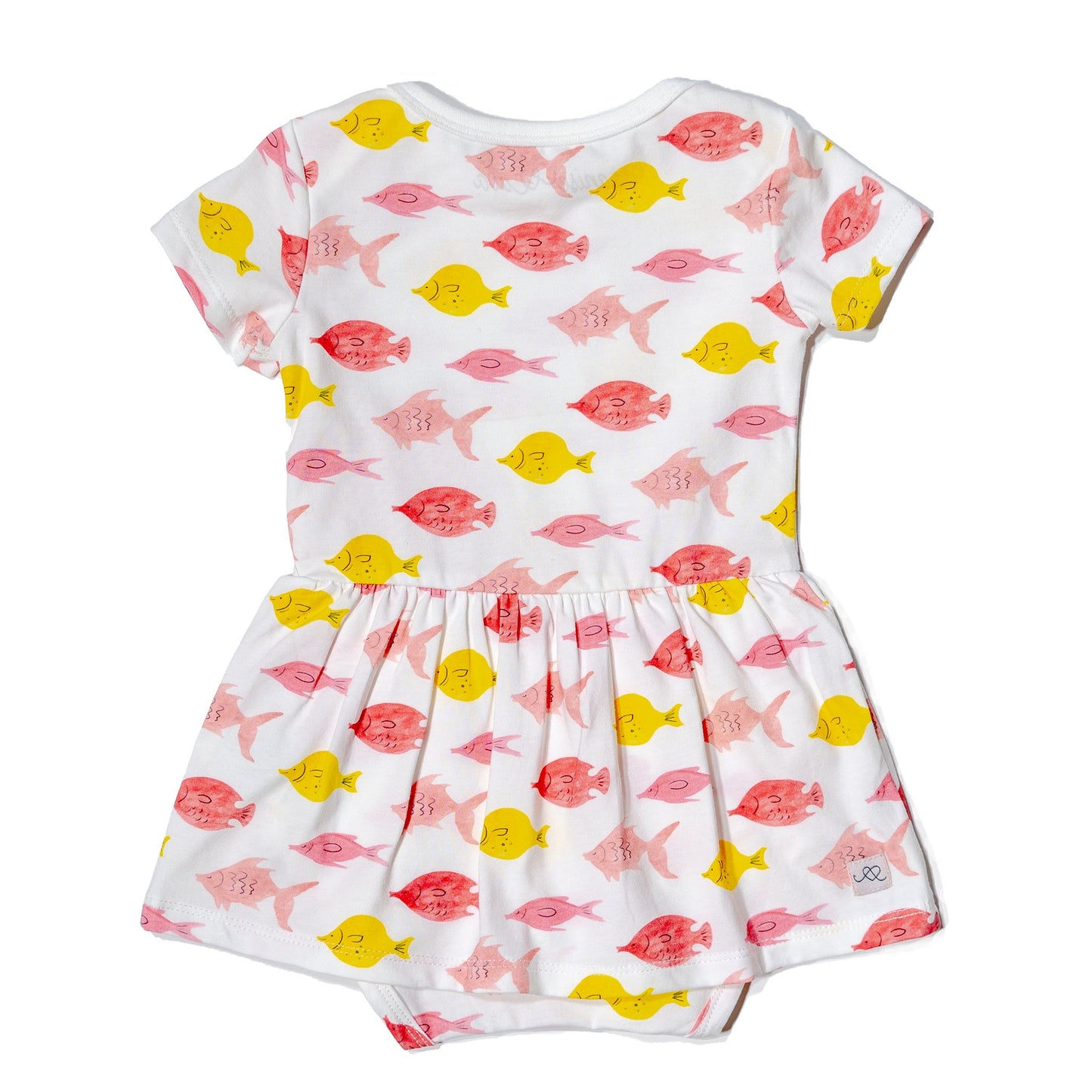 Infant-Toddler "Fishies" Onesie Dress