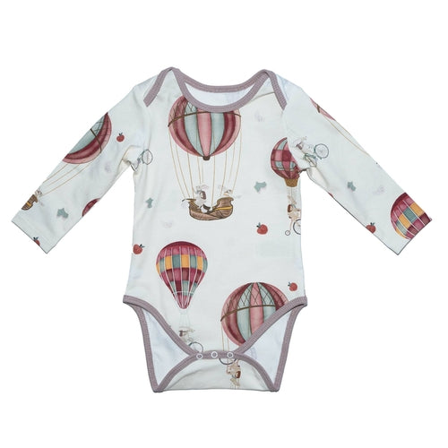 Hot Air Balloon Unisex Long Sleeve Onesie