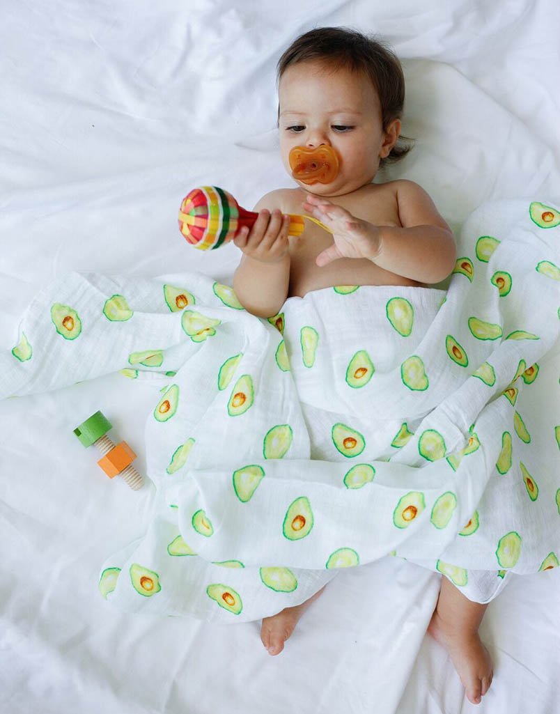 Organic Swaddle - Avocado