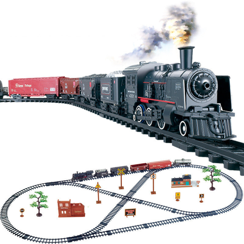 Retro Steam Train Track Toy Sets - 3 Options