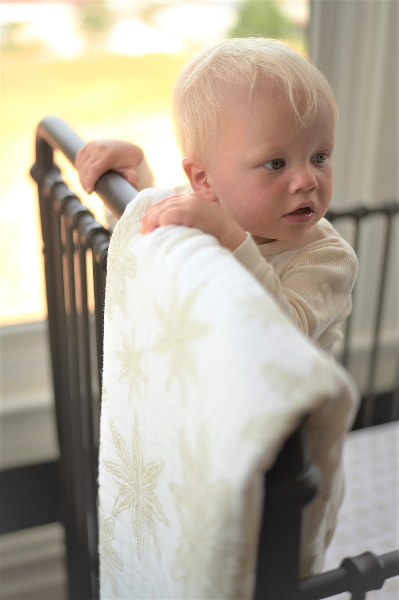 Boho Fields Cotton Muslin Blanket