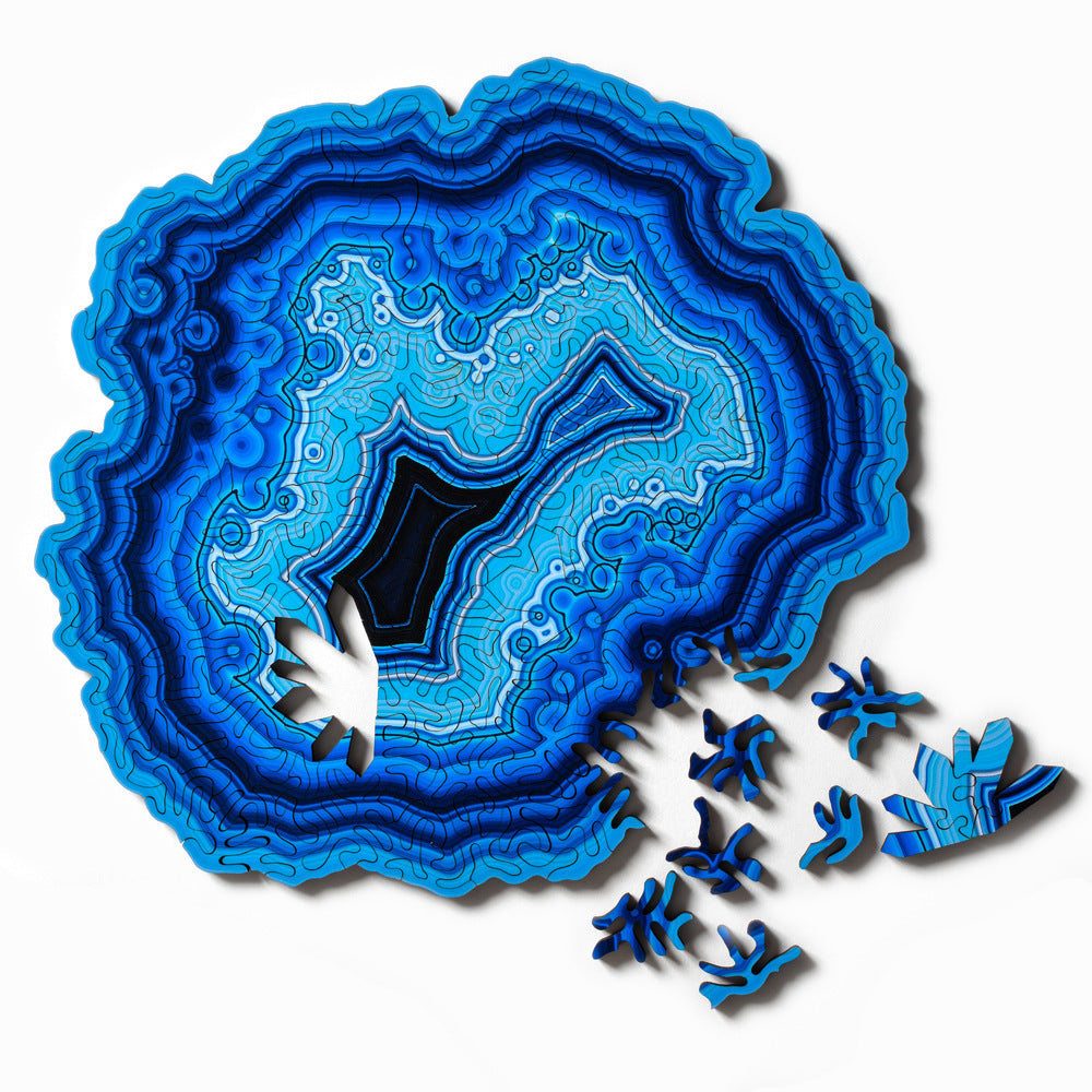 Agate Geode Shaped Puzzles