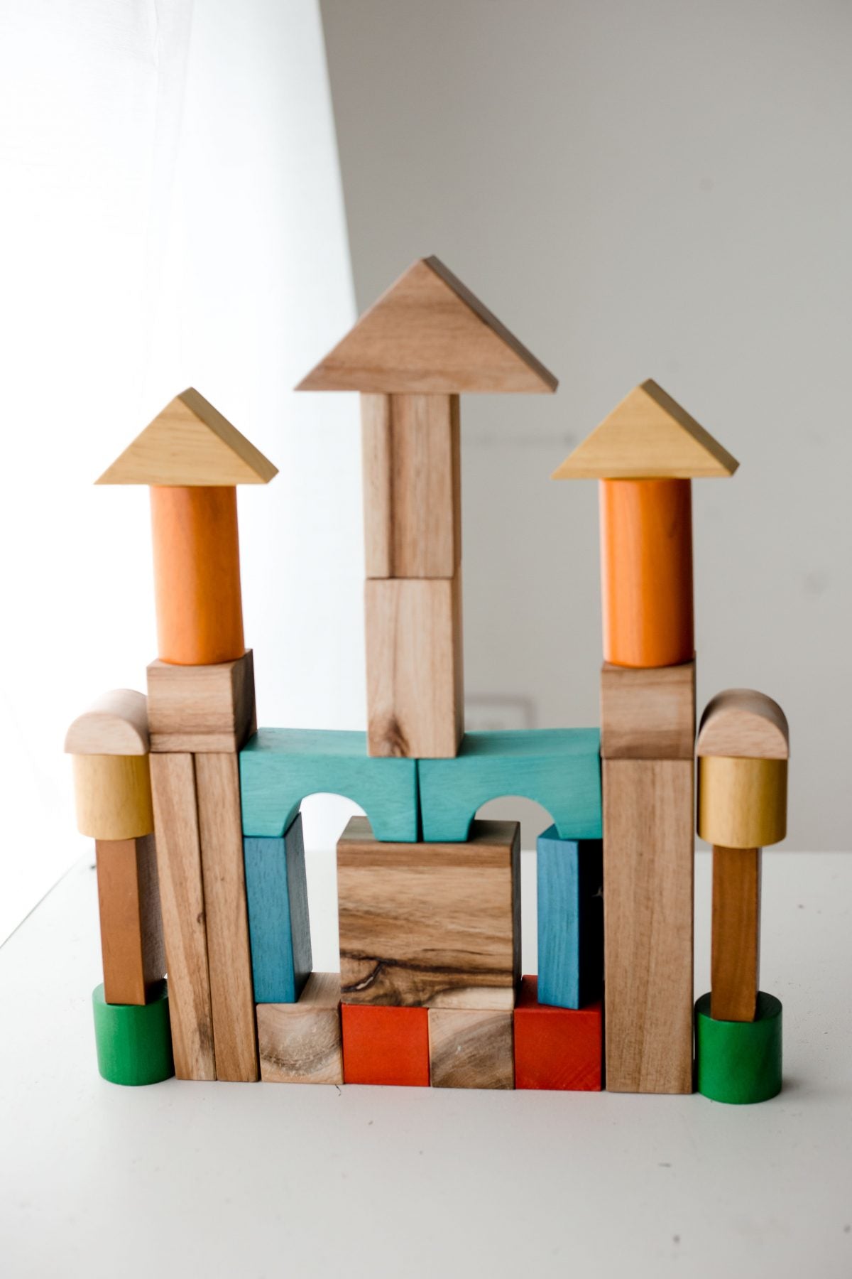Colorful Wooden Blocks Set