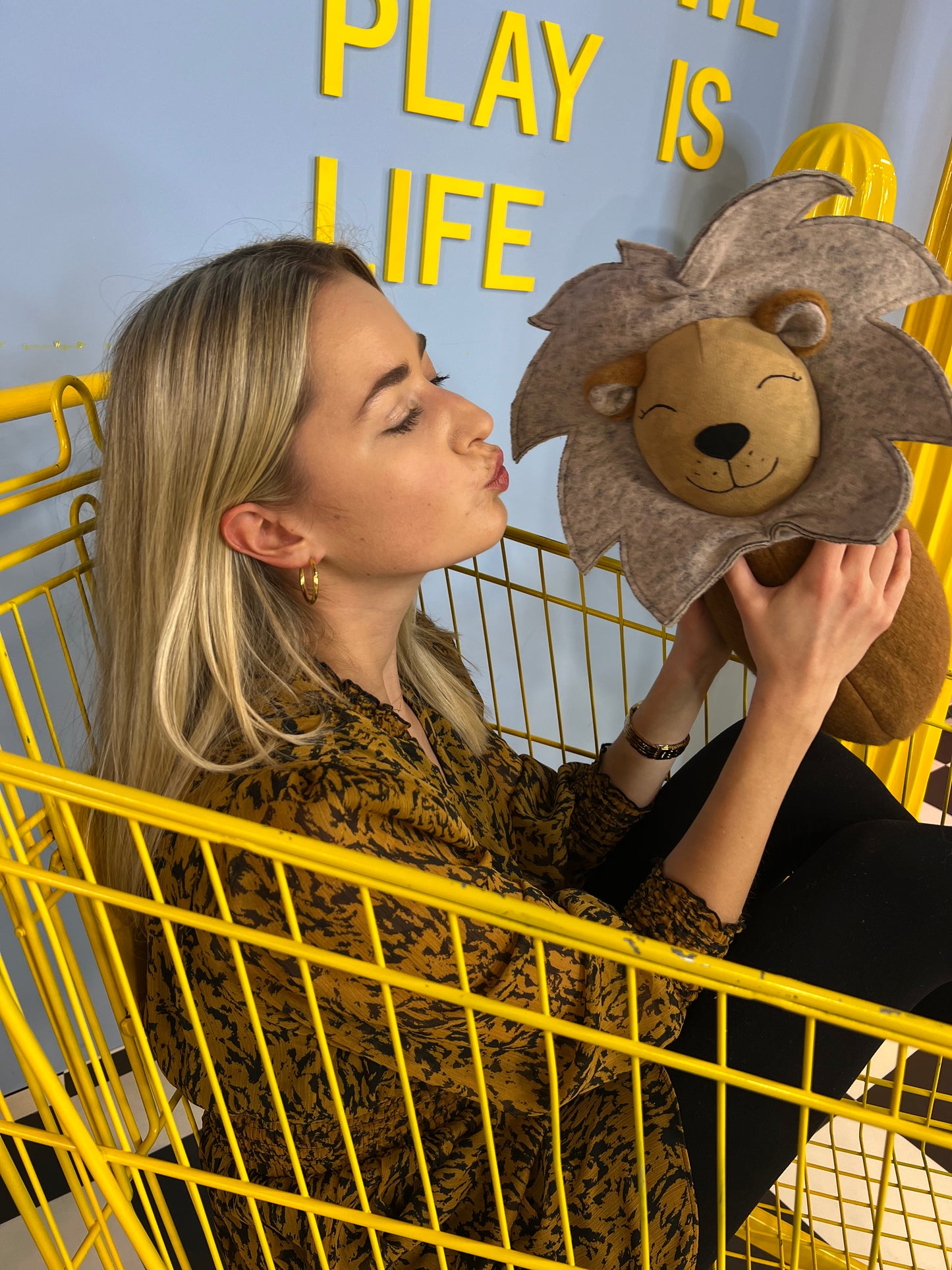 Handmade Soft Toy - Pillow "Lion"
