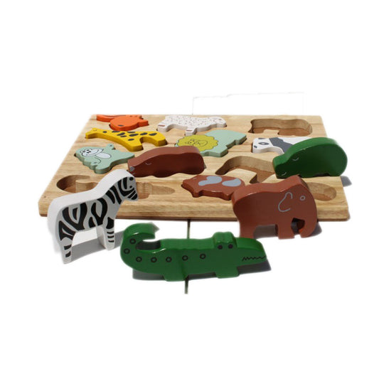QToys Animal Play Set & Puzzle