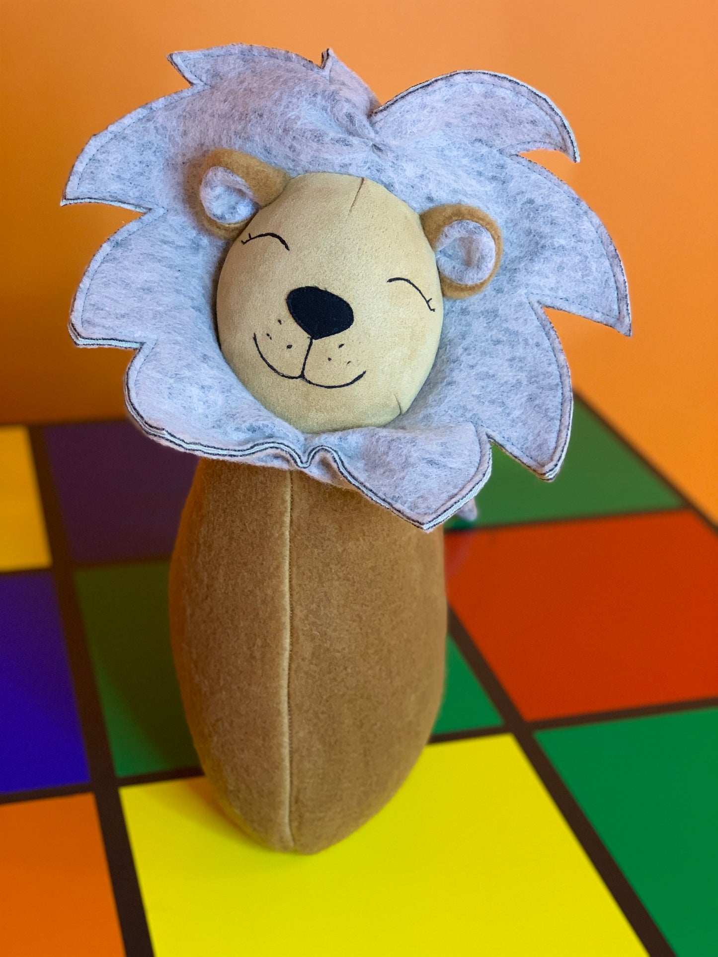Handmade Soft Toy - Pillow "Lion"
