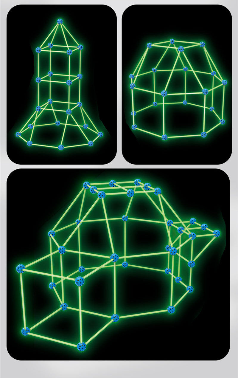 Children's DIY Luminous Build a Fort Set