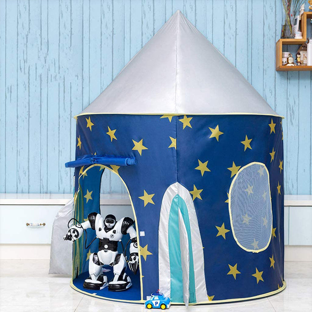 Pop Up Kids Tent - Spaceship Rocket Indoor / Outdoor