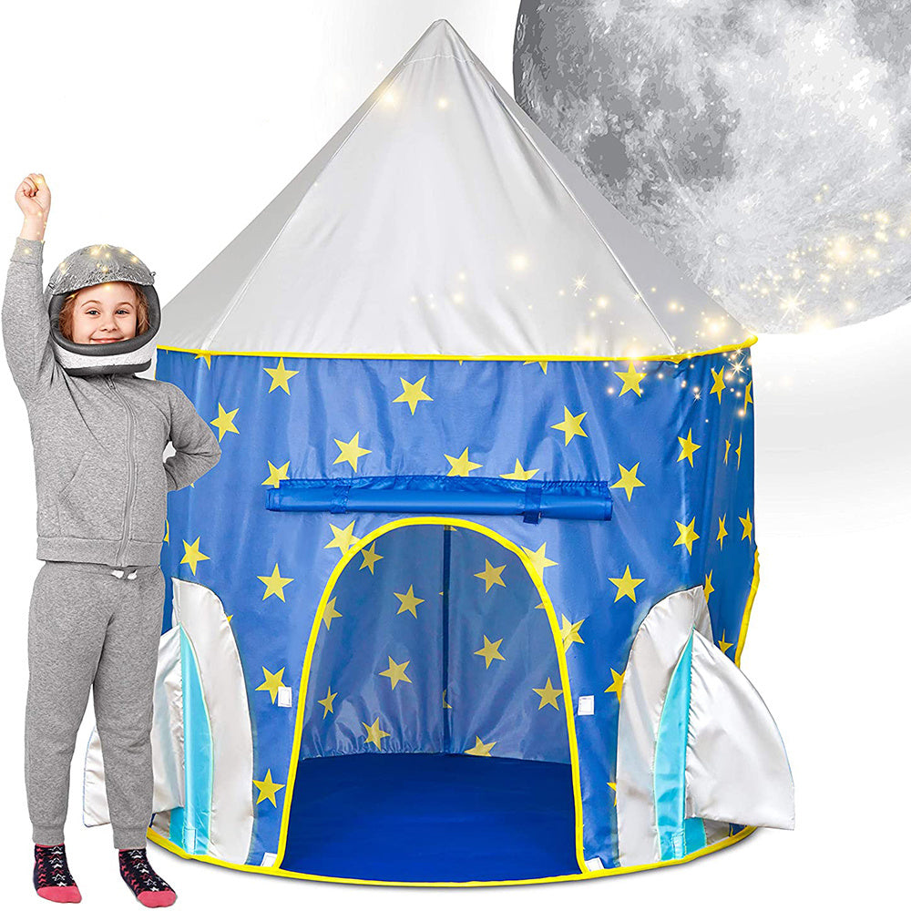 Pop Up Kids Tent - Spaceship Rocket Indoor / Outdoor