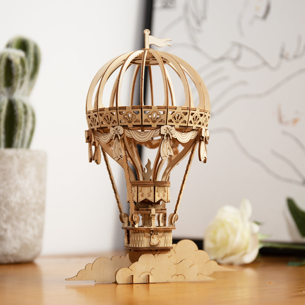 Hot Air Balloon Model 3D Wooden Puzzle