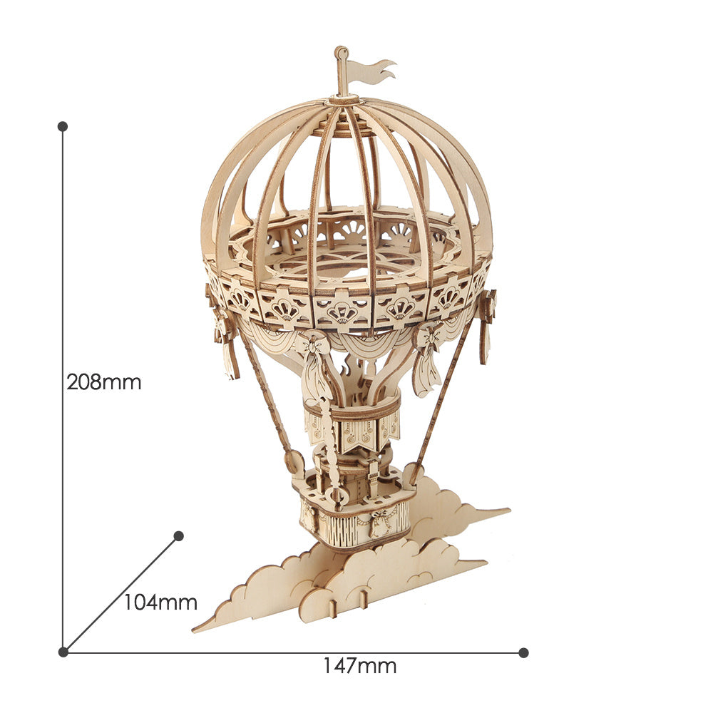 Hot Air Balloon Model 3D Wooden Puzzle