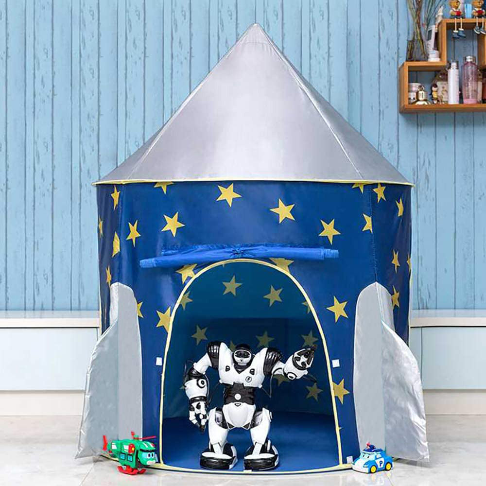 Pop Up Kids Tent - Spaceship Rocket Indoor / Outdoor
