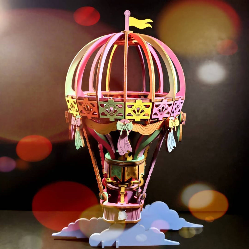 Hot Air Balloon Model 3D Wooden Puzzle