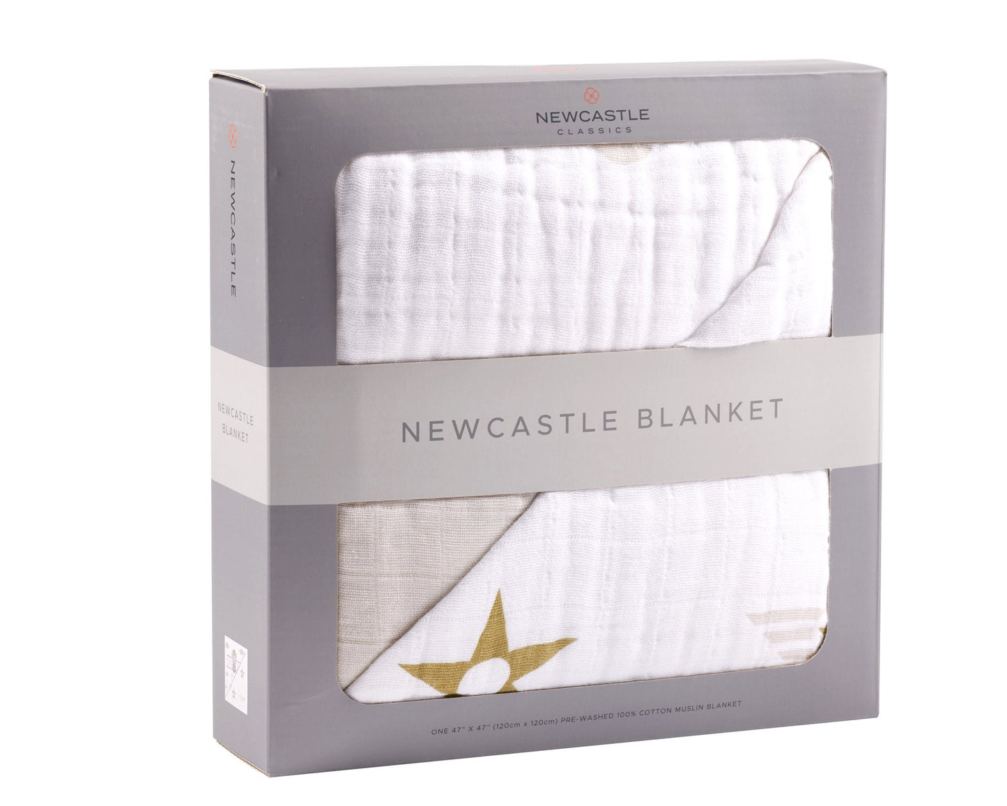 Flying Elephant Cotton Muslin Blanket - Reversible