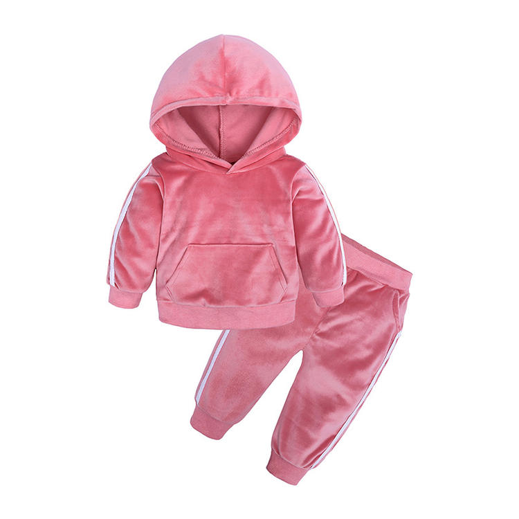 Unisex Velour Baby Sweatsuits