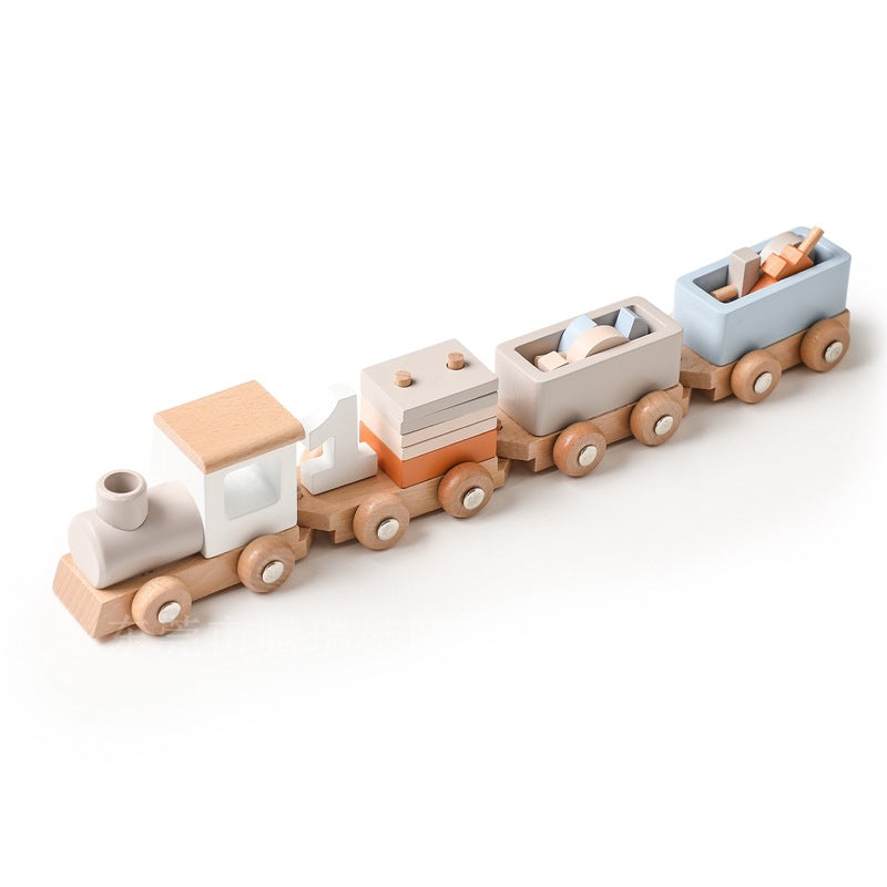 Creative Children's Wooden Small Airplane Toy Puzzle Exercise