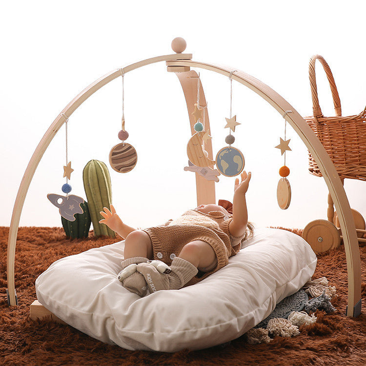 Wooden Solar System Activity Mobile Tripod for Infants
