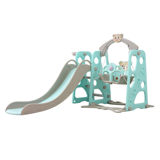 BoPeep Kids Slide Swing w/ Basketball Hoop