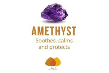 Cognac Amber + Amethyst Kids Necklace
