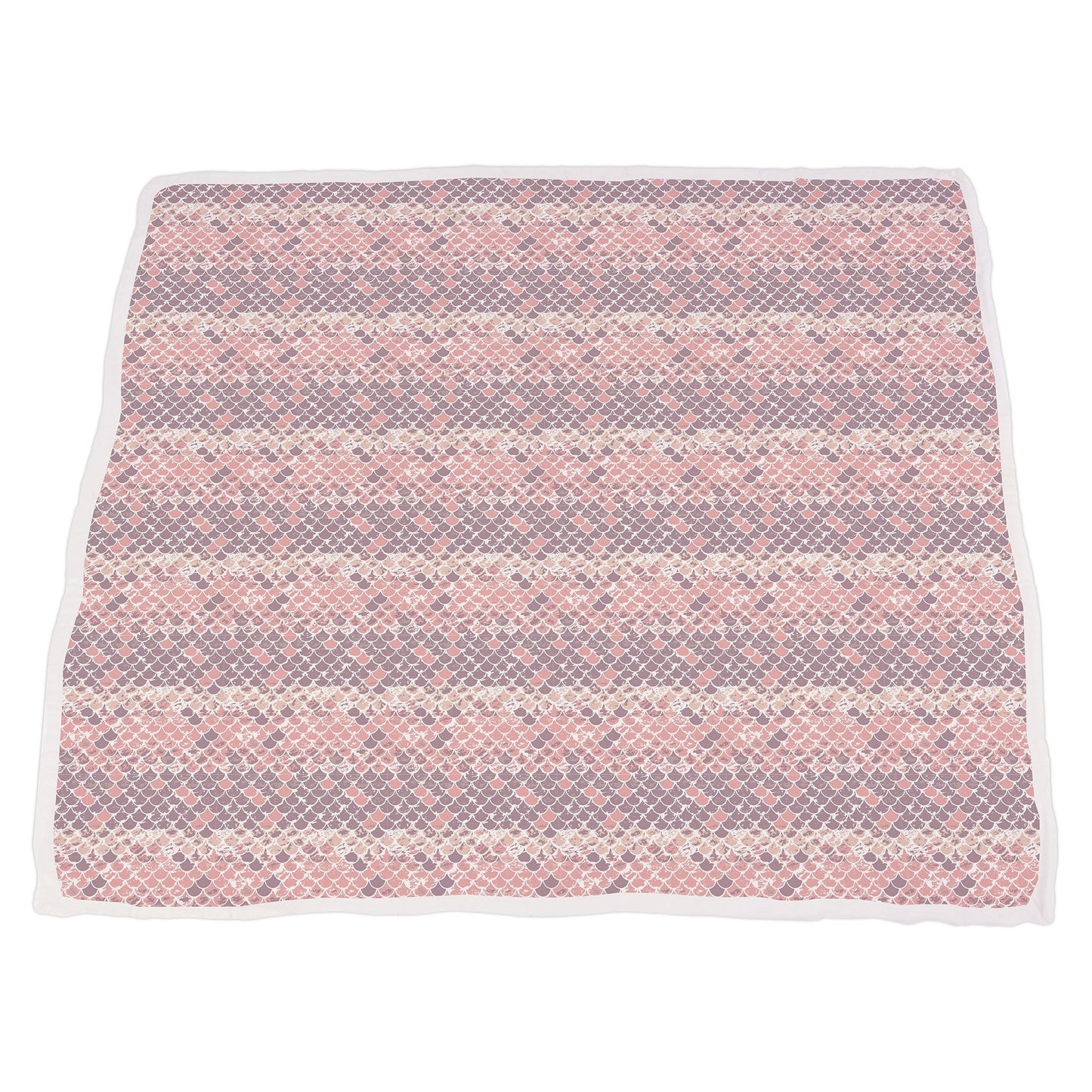 Mermaids and Scales Reversible Bamboo Muslin Blanket